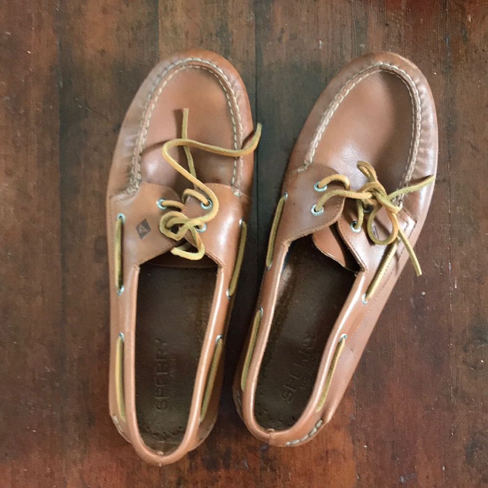 Sperry Leather Slip On Shoes